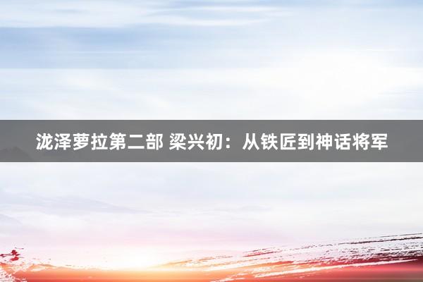 泷泽萝拉第二部 梁兴初：从铁匠到神话将军