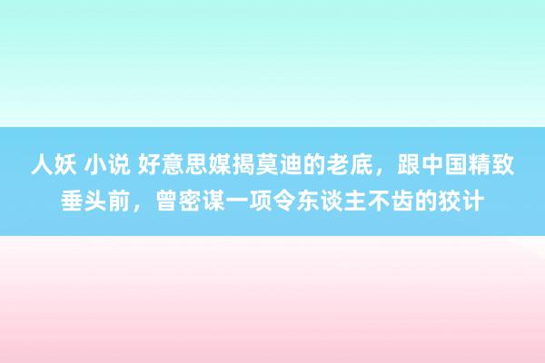 人妖 小说 好意思媒揭莫迪的老底，跟中国精致垂头前，曾密谋一项令东谈主不齿的狡计